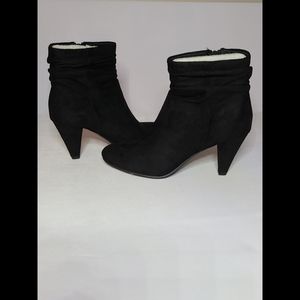 CL by Chinese Laundry Black Suede Ankle Boots